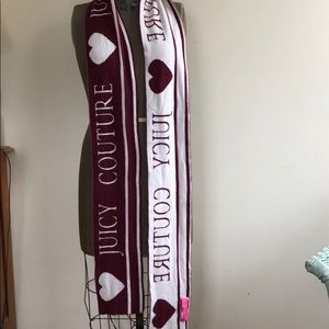 100% Cashmere ❤️ Juicy Couture Reversible Scarf